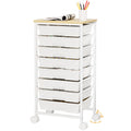 Homde Rolling Storage Drawer Cart with 8 Drawers and Lockable Wheels-Homde