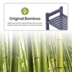Homde Over The Toilet Storage Rack with Basket and Drawer, Adjustable 4-Tier Bamboo