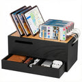 Homde Bamboo Charging Station Organizer with Drawer for Multiple Devices-Homde