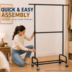 Homde Sturdy Clothes Rack for Bedroom: 462 lbs Heavy Duty Capacity