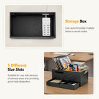 Homde Bamboo Charging Station Organizer with Drawer for Multiple Devices-Homde