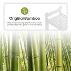 Homde Over The Toilet Storage Rack with Basket and Drawer, Adjustable 4-Tier Bamboo