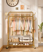 Double Clothes Rack-HS002-Homde