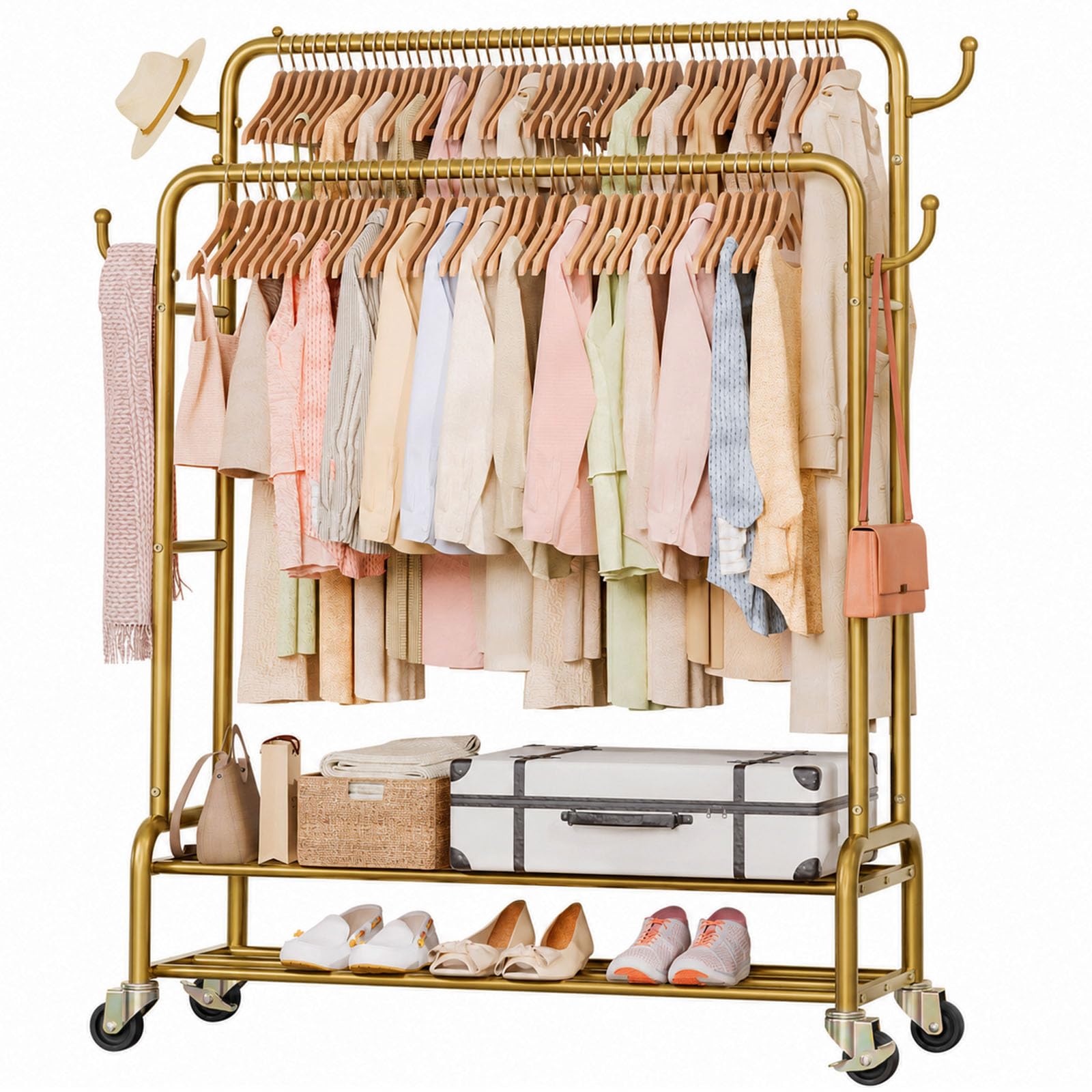 Double Clothes Rack-HS002-Homde
