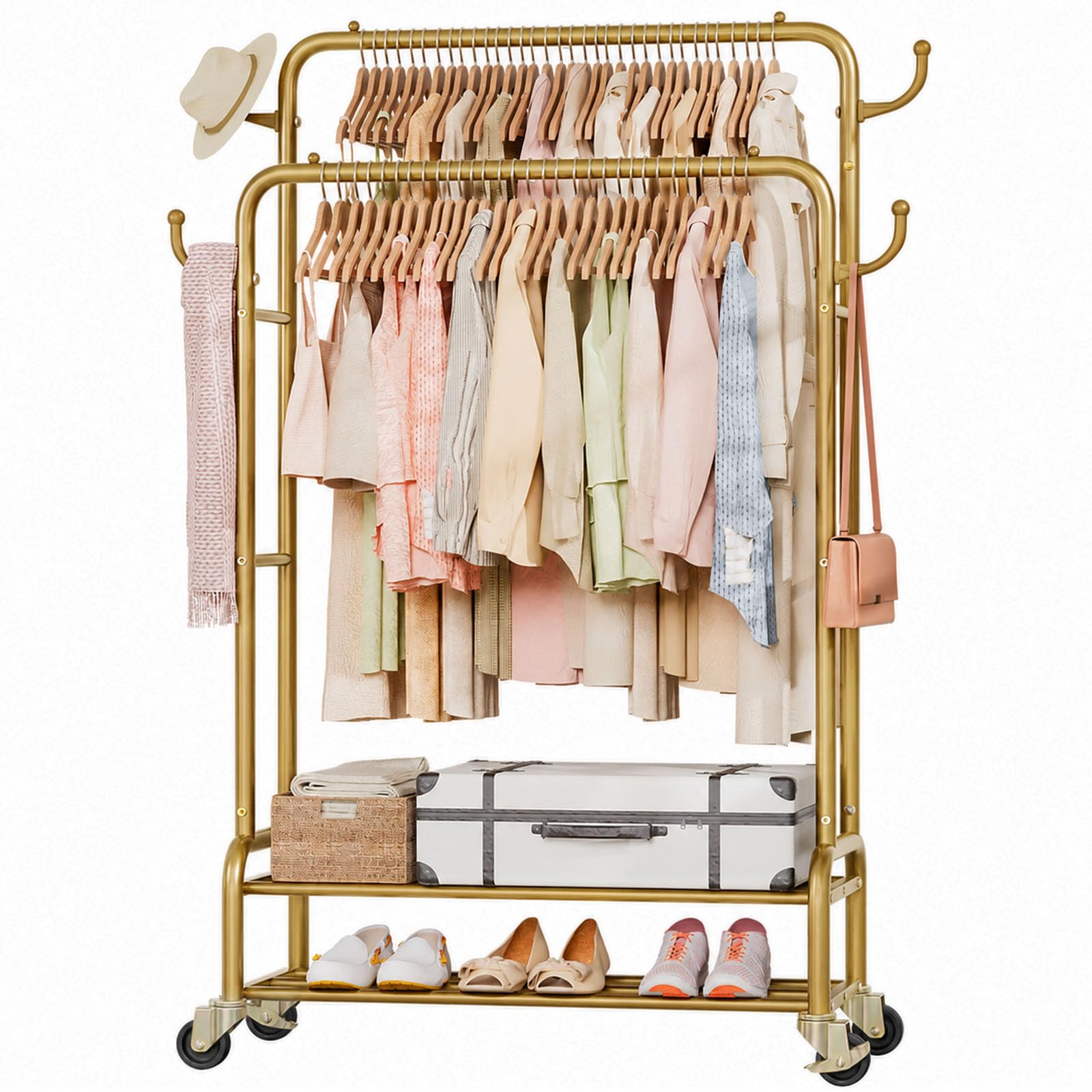 Double Clothes Rack-HS002-Homde