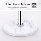 Homde Metal Coat Rack Stand with Natural Marble Base and 8 Hooks-Homde