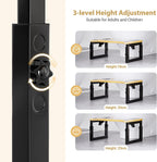 Homde Foldable Toilet Stool with 3 Adjustable Heights and Non-Slip Feet-Homde