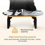 Homde Foldable Toilet Stool with 3 Adjustable Heights and Non-Slip Feet-Homde