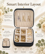 Homde 6-Pack Travel Jewelry Cases for Bridesmaids and Gifts-Homde