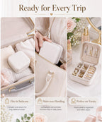 Homde 6-Pack Travel Jewelry Cases for Bridesmaids and Gifts-Homde