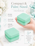 Homde 6-Pack Travel Jewelry Cases for Bridesmaids and Gifts-Homde