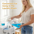 Homde Clear Laundry Detergent Dispenser Set with Pods Containers and Labels-Homde