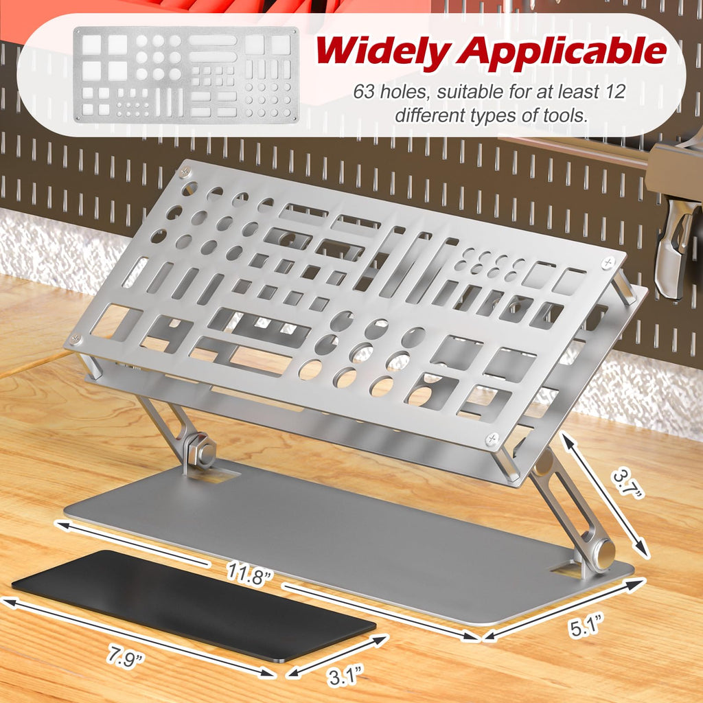 Adjustable Screwdriver Organizer Holder for Desktop Tool Storage-Homde