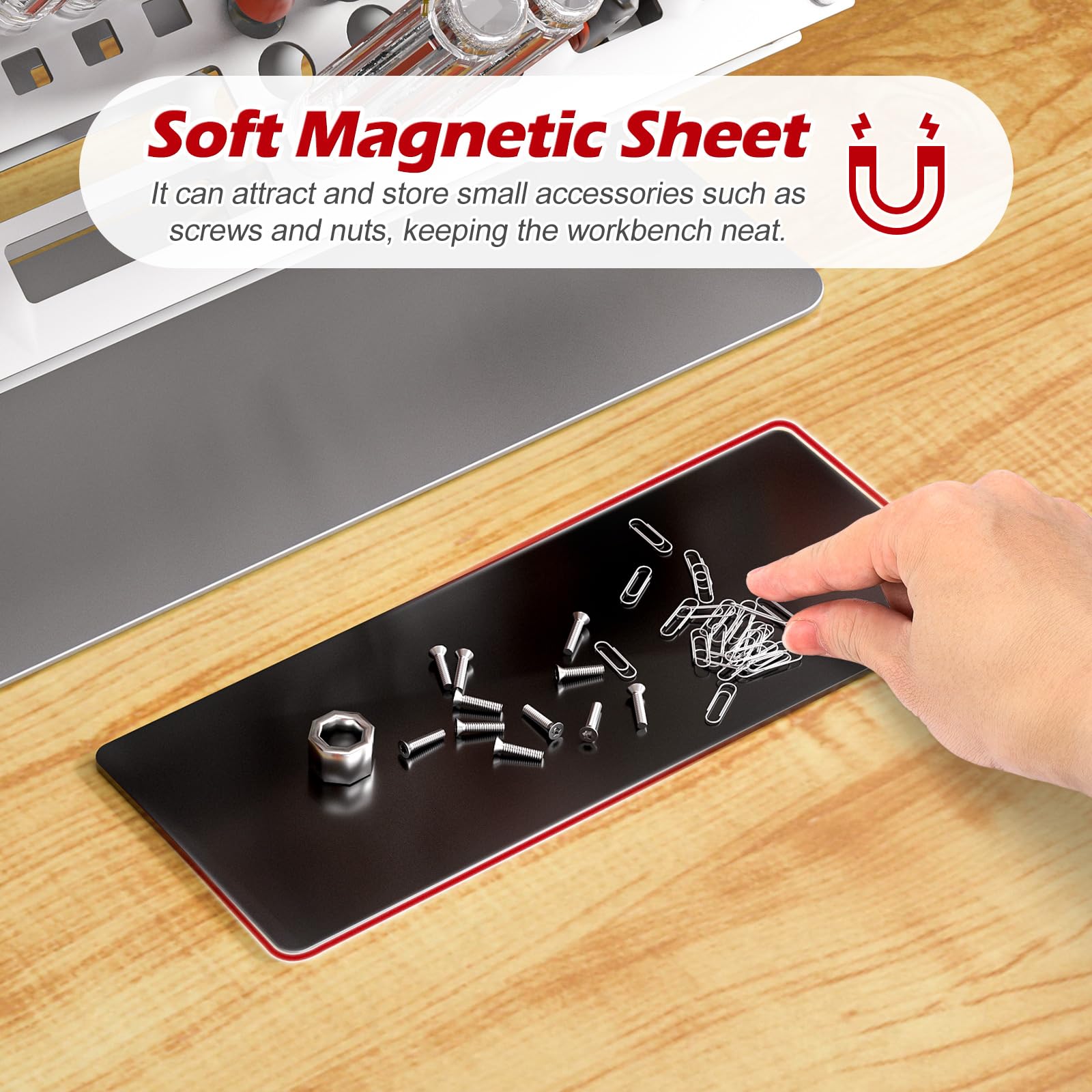 Adjustable Screwdriver Organizer Holder for Desktop Tool Storage-Homde