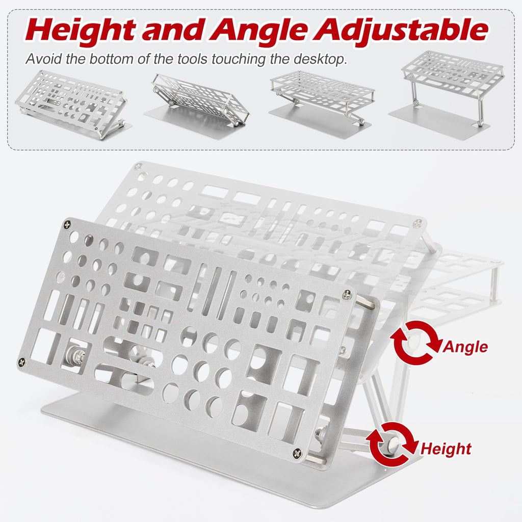 Adjustable Screwdriver Organizer Holder for Desktop Tool Storage-Homde