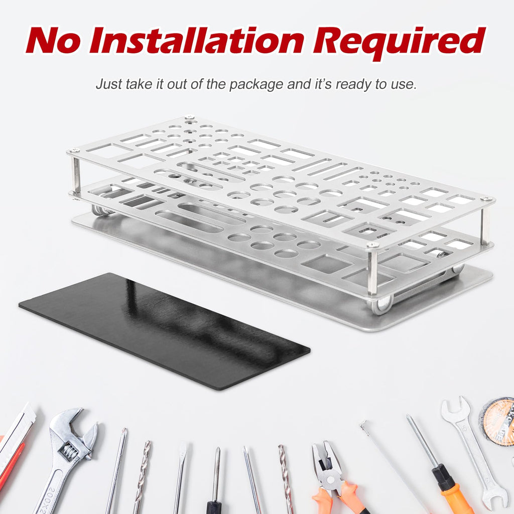Adjustable Screwdriver Organizer Holder for Desktop Tool Storage-Homde