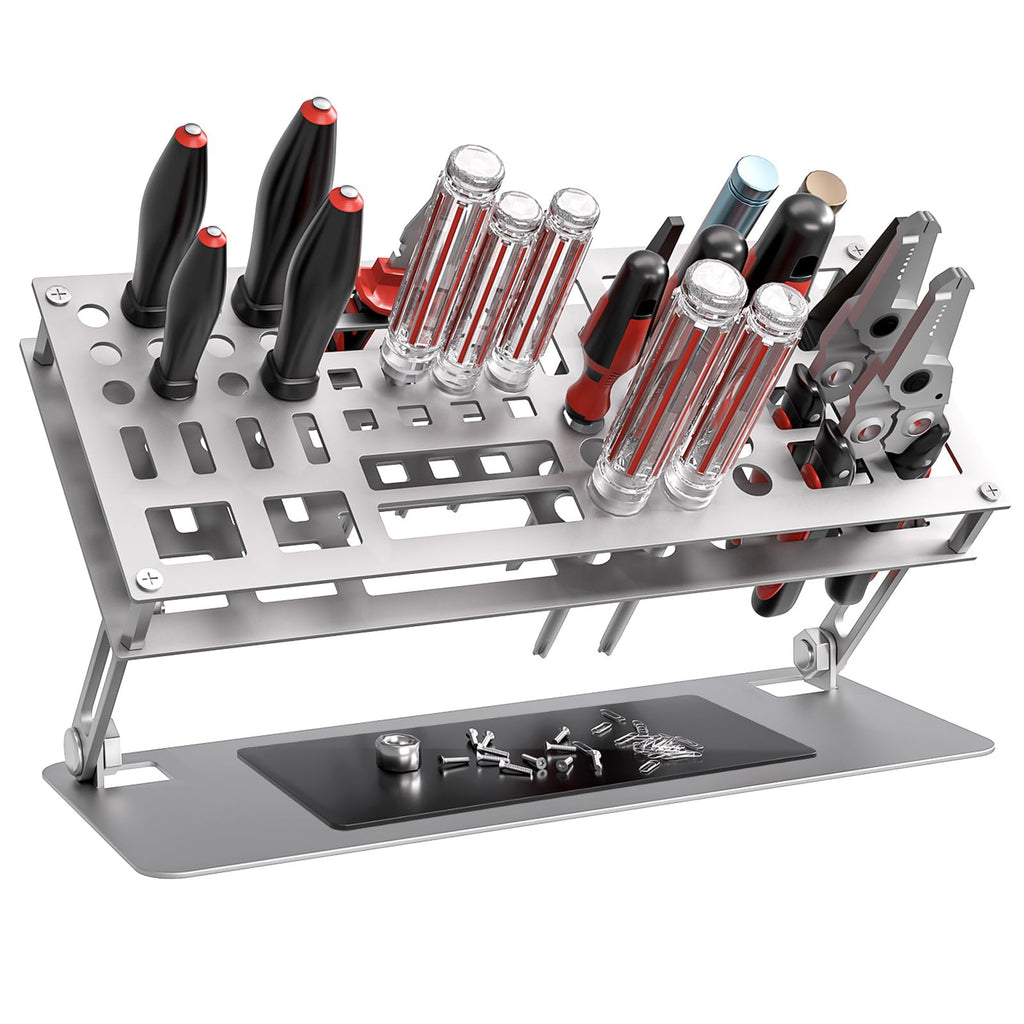 Adjustable Screwdriver Organizer Holder for Desktop Tool Storage-Homde