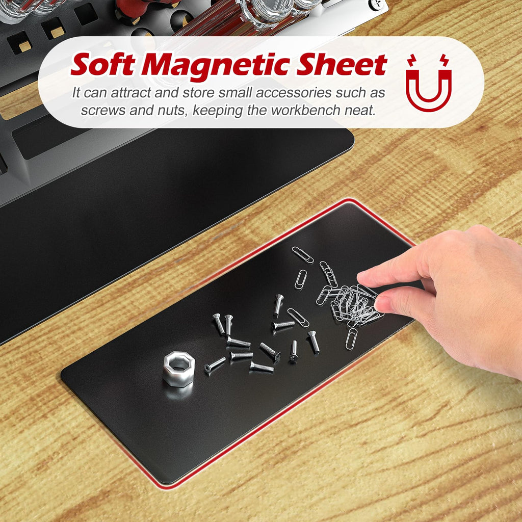 Adjustable Screwdriver Organizer Holder for Desktop Tool Storage-Homde