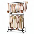 Homde Sturdy Clothes Rack with Shelf, Heavy Duty Garment Rack for Bedroom - 1-Homde