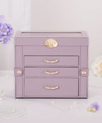 Homde Modern Jewelry Box for Women: 4-Layer Organizer with Clear Lid-4-Layer-54-Homde