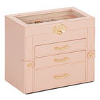 Homde Modern Jewelry Box for Women: 4-Layer Organizer with Clear Lid-4-Layer-1-Homde