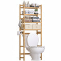 Homde 4-Tier Over The Toilet Storage Rack with Baskets and Tissue Holder-1