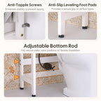 Homde 4-Tier Over The Toilet Storage Rack with Baskets and Tissue Holder-22